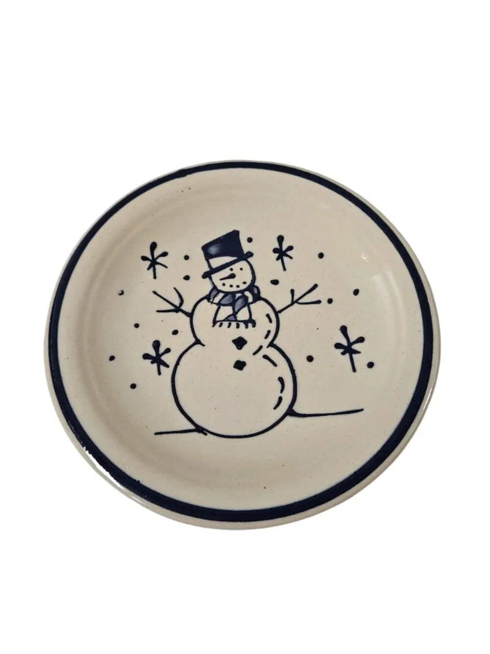 Vintage Gooseberry Patch Snowman Plate 8